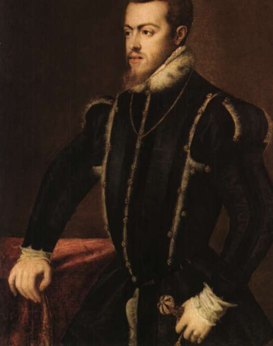 Φίλιππος Β '. Βασιλιάς της Ισπανίας (1556 - μη, Galleria Nazionale Barberini).
