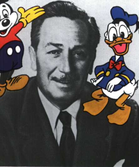 Ουώλτ Ντίσνεϋ. Αμερικανός δημιουργός και σκηνοθέτης ταινιών κινουμένων σχεδίων.