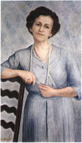 Λιλή Ιακωβίδη. Ποιήτρια, πεζογράφος και θεατρική συγγραφέας. Ελαιογραφία της Αγλ. Παπά (Αθήνα, Συλλογή Λ. Ιακωβίδη).