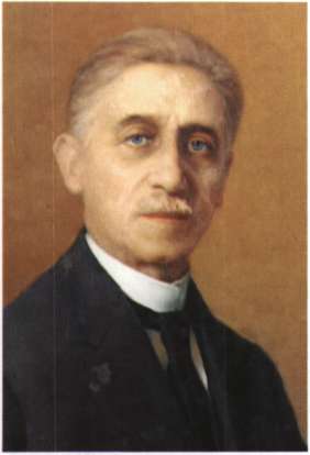 Μαρίνος Γερουλάνος. Χειρουργός, καθηγητής πανεπιστημίου και ακαδημαϊκός. Ελαιογραφία του Γ. Προκοπίου.