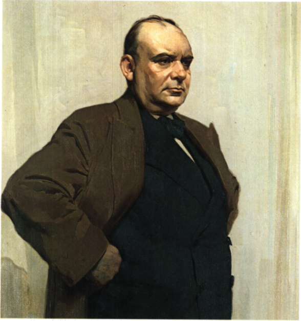 Αιμίλιος Βεάκης. Κορυφαίος ηθοποιός του ελληνικού θεάτρου. Ελαιογραφία του Απ. Γεραλή (Αθήνα, Θεατρικό Μουσείο).